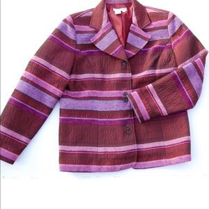 Coldwater Creek Wine Lavender Purple Dress Jacket